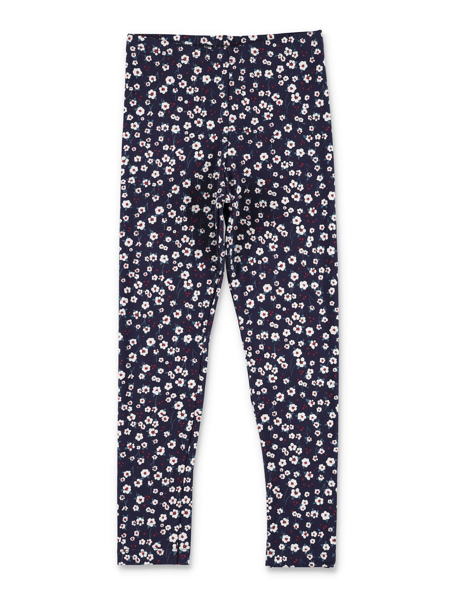 petit bateau girls floral printed cotton leggings