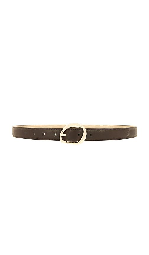 petit moments abstract belt in chocolate.