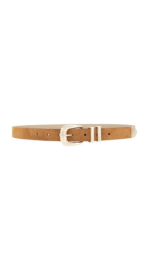 petit moments atlas belt in tan.
