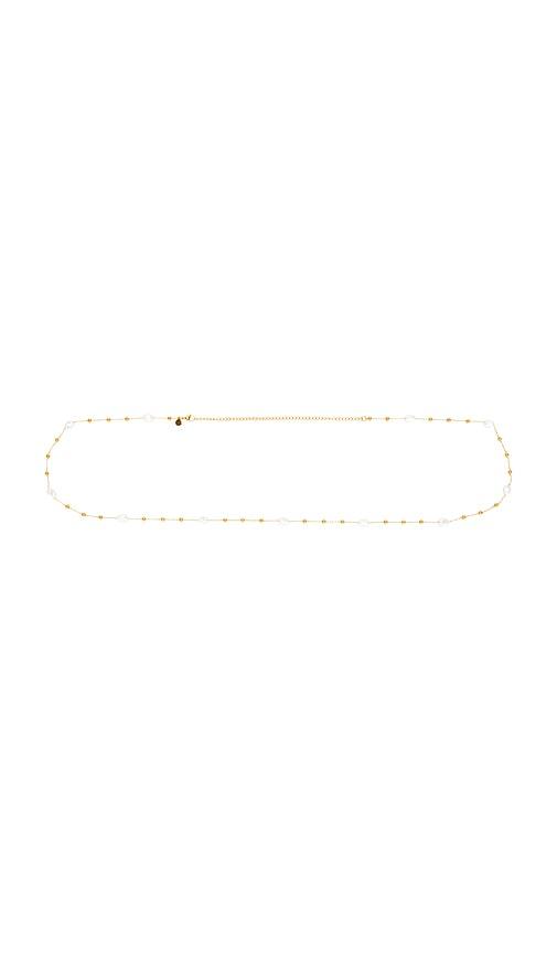 petit moments baltrum island belt in metallic gold.
