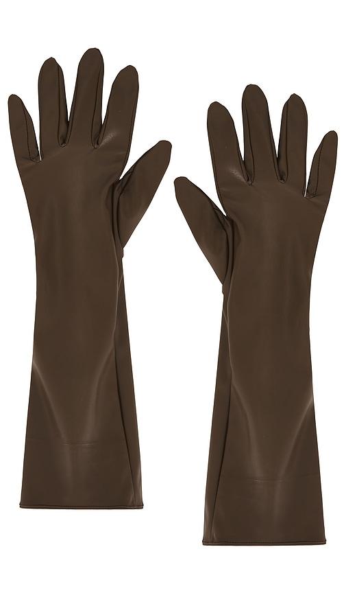 petit moments carmen gloves in brown.