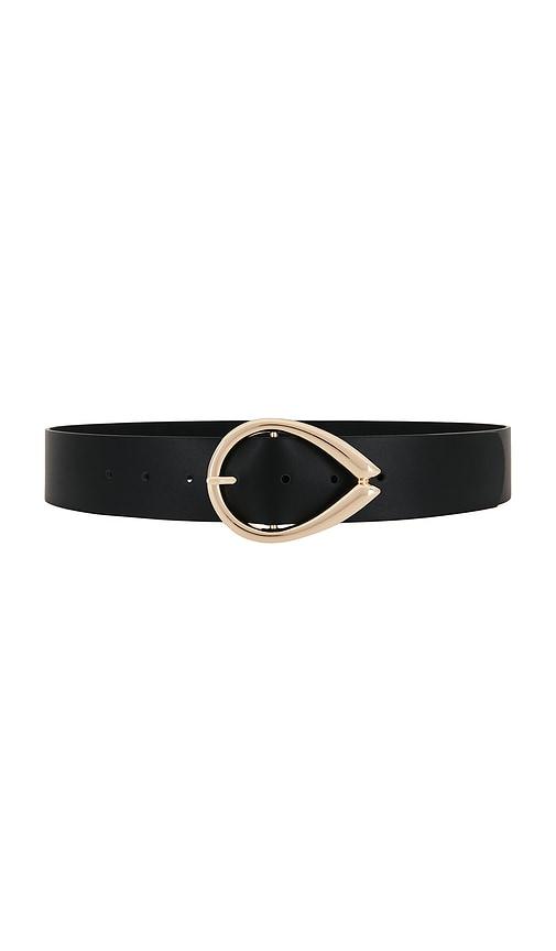 petit moments curve belt in black.