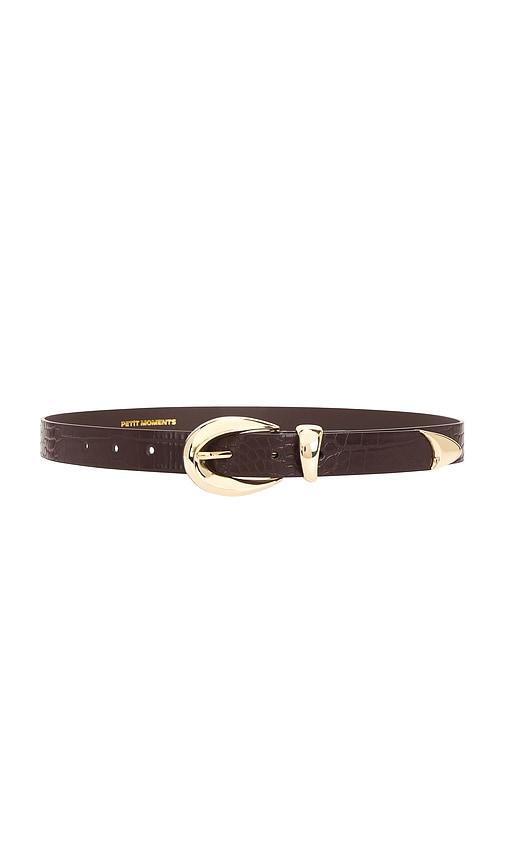 petit moments marisa belt in brown.
