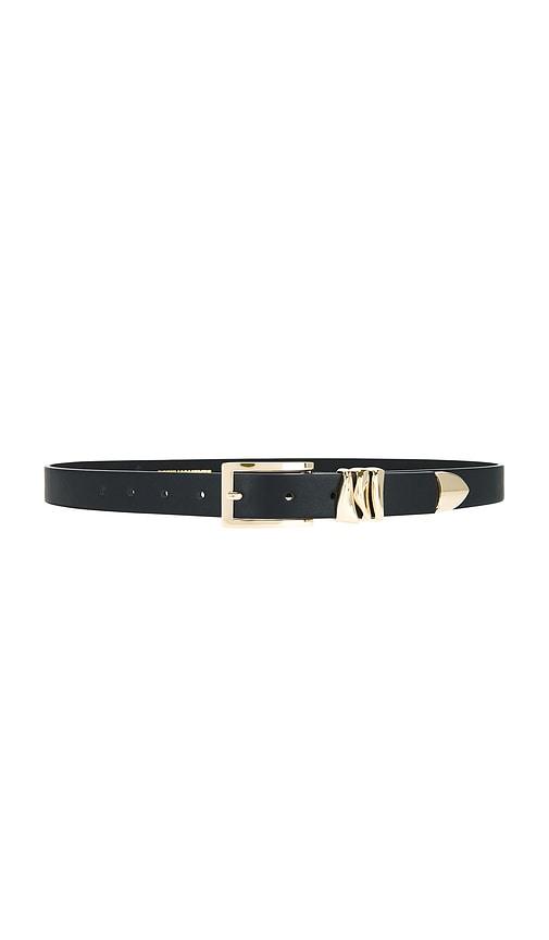 petit moments modern belt in black.