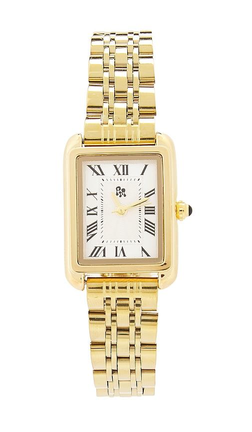 petit moments paloma watch in metallic gold.