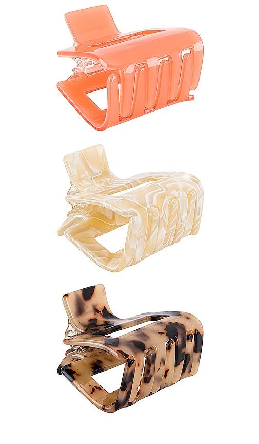 petit moments roxanne hair clip set in ivory.