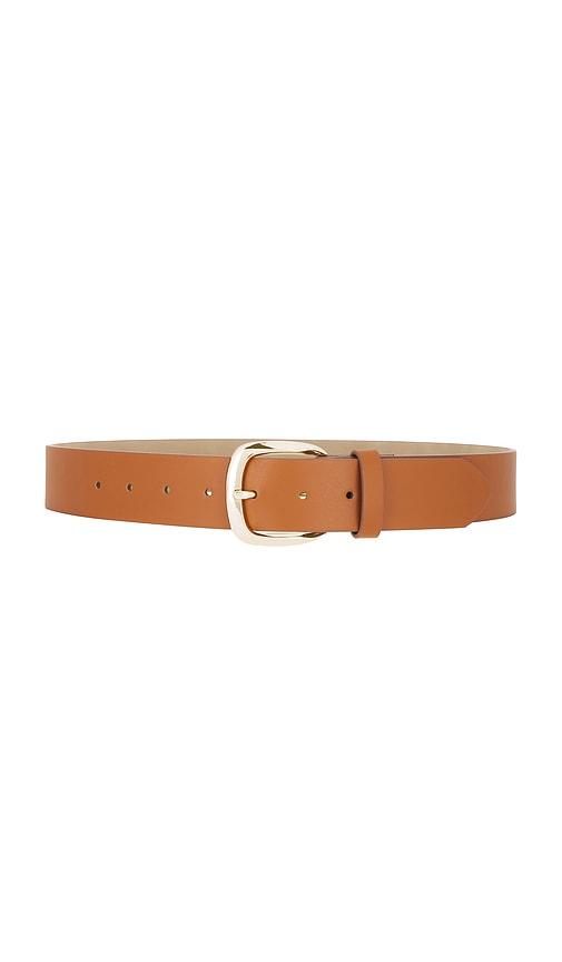 petit moments saddle belt in brown.