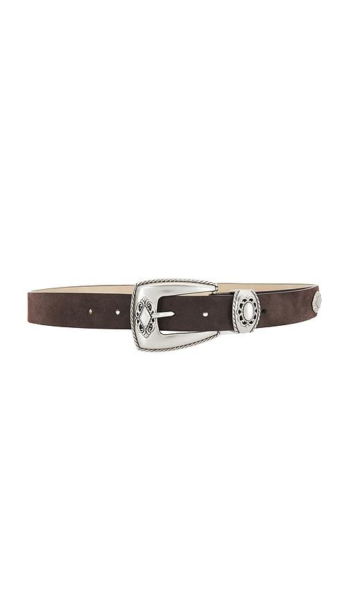 petit moments spur belt in brown.