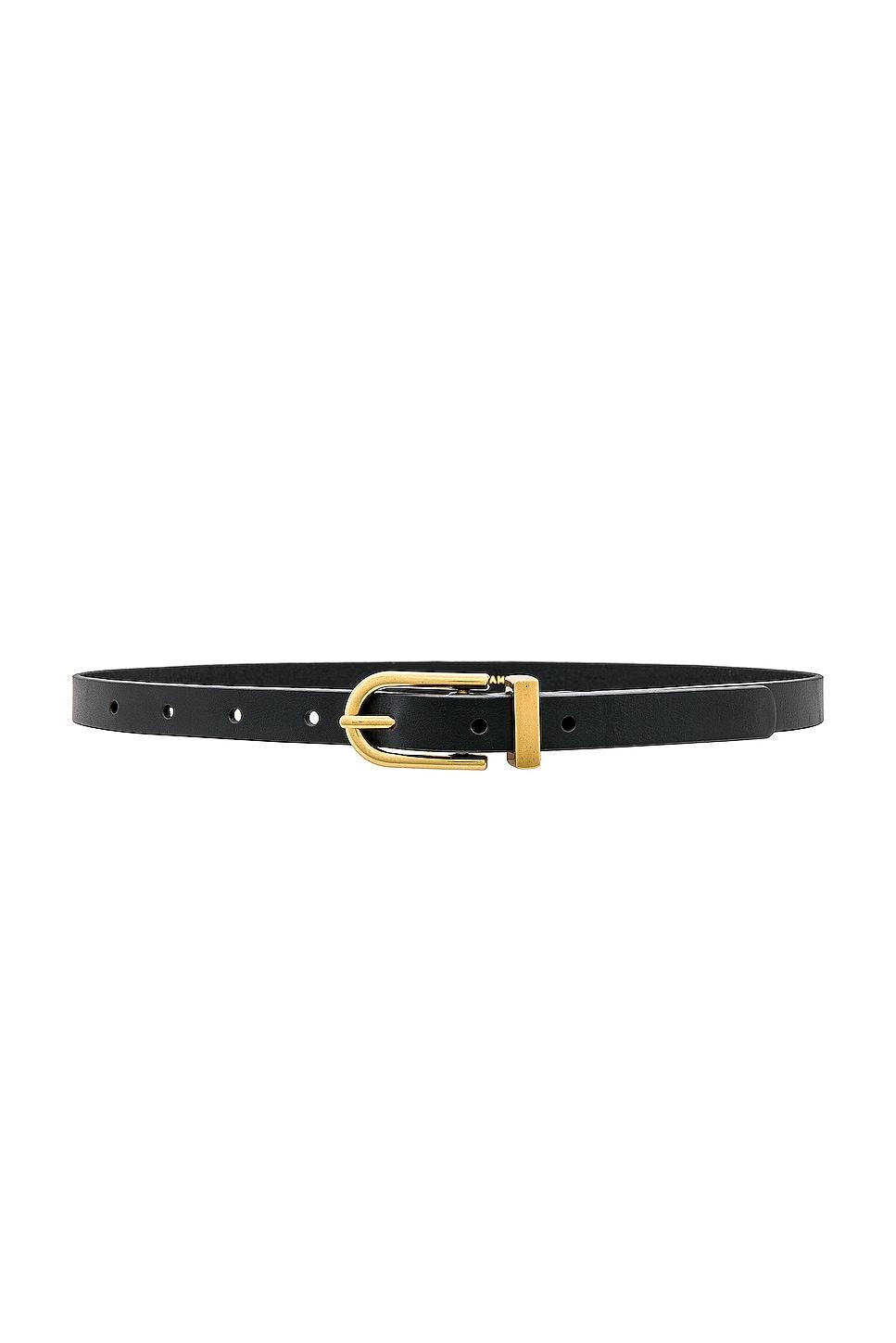 petit simple art deco belt in black