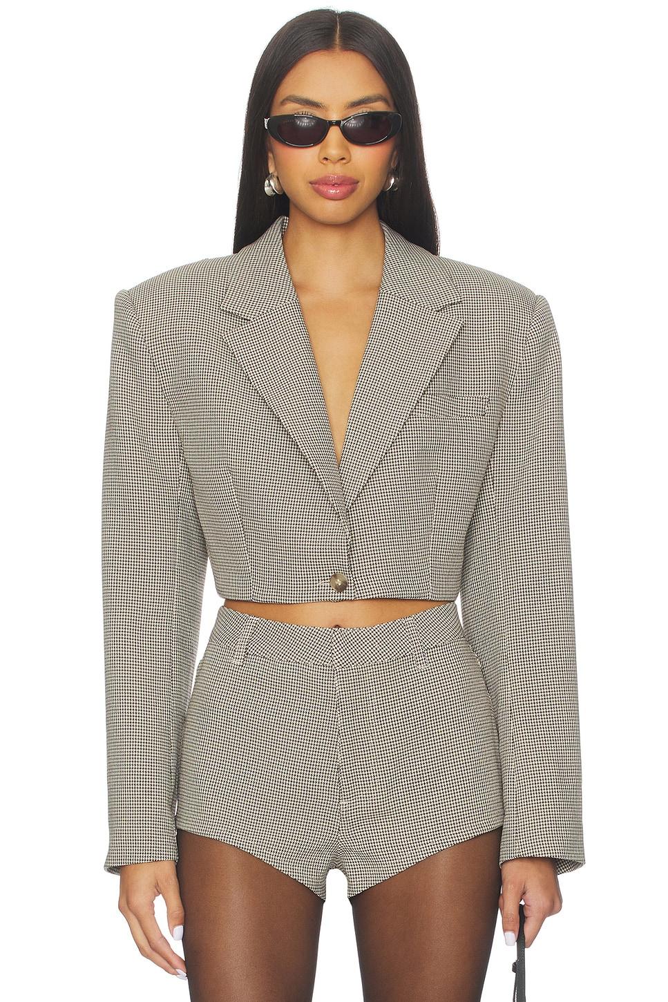 petra cropped blazer