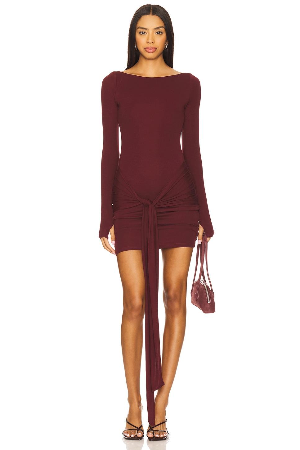 petra sleeved mini dress