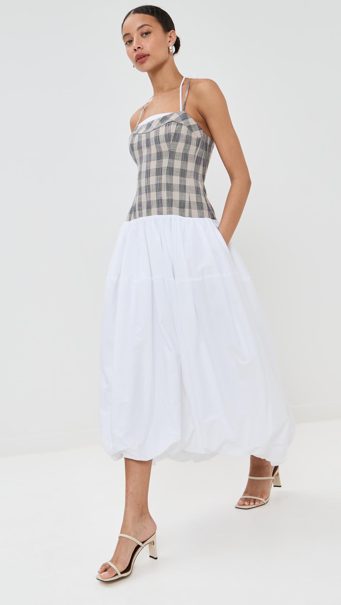 pfeiffer bustier midi dress