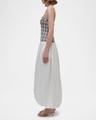 pfeiffer drop-waist bubble midi dress