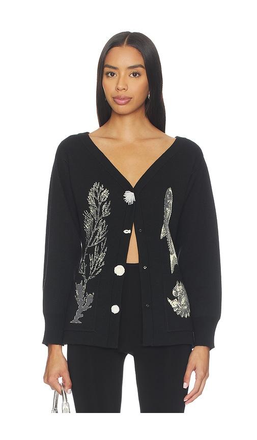 ph5 basa cardigan in black.