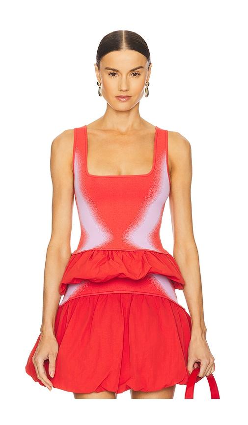 ph5 lily tank top in red.