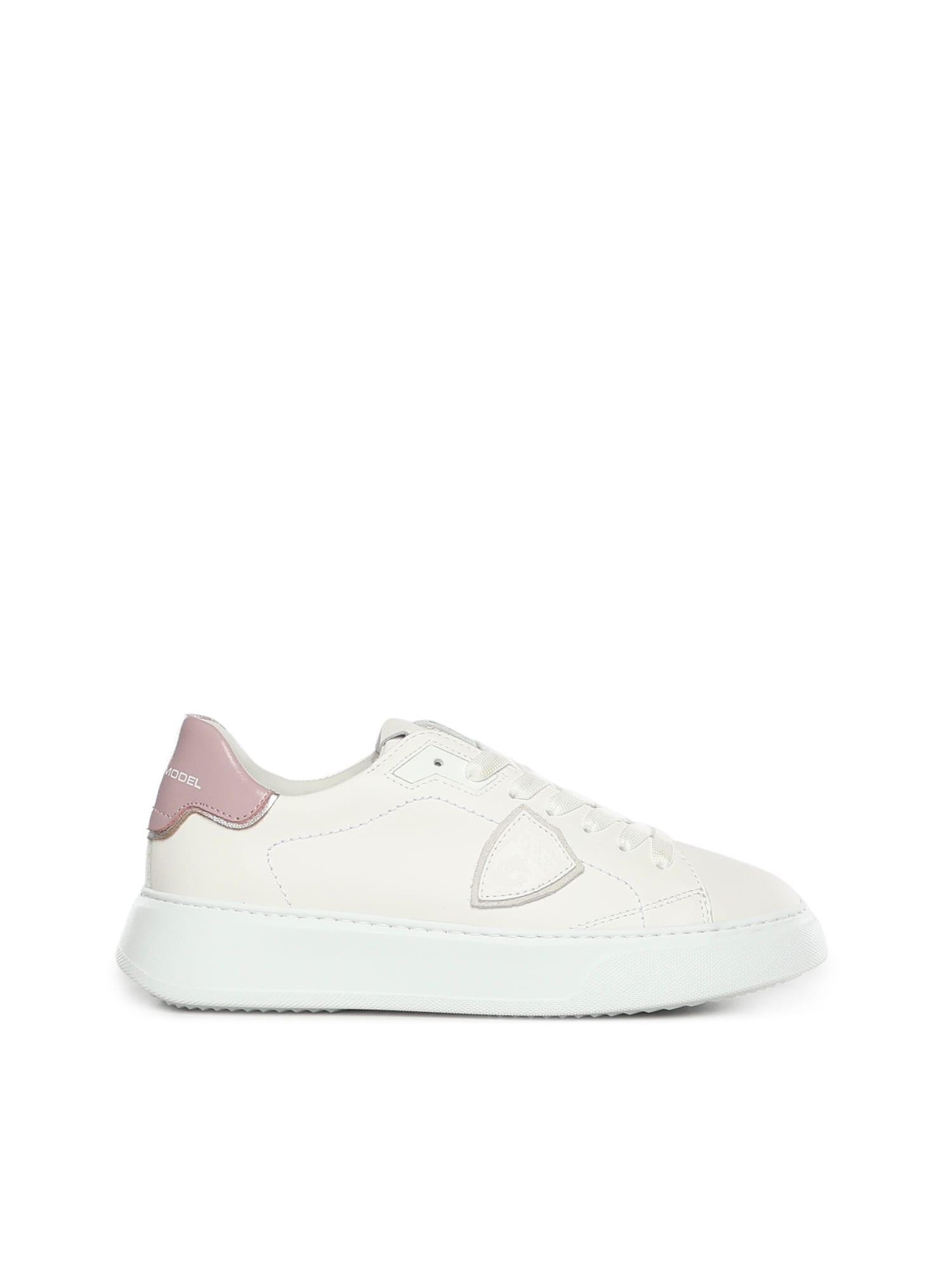 philippe model temple leather sneaker