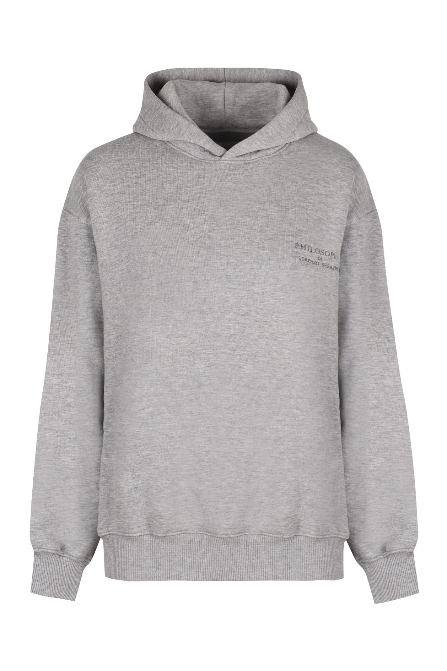 philosophy di lorenzo serafini cotton hoodie