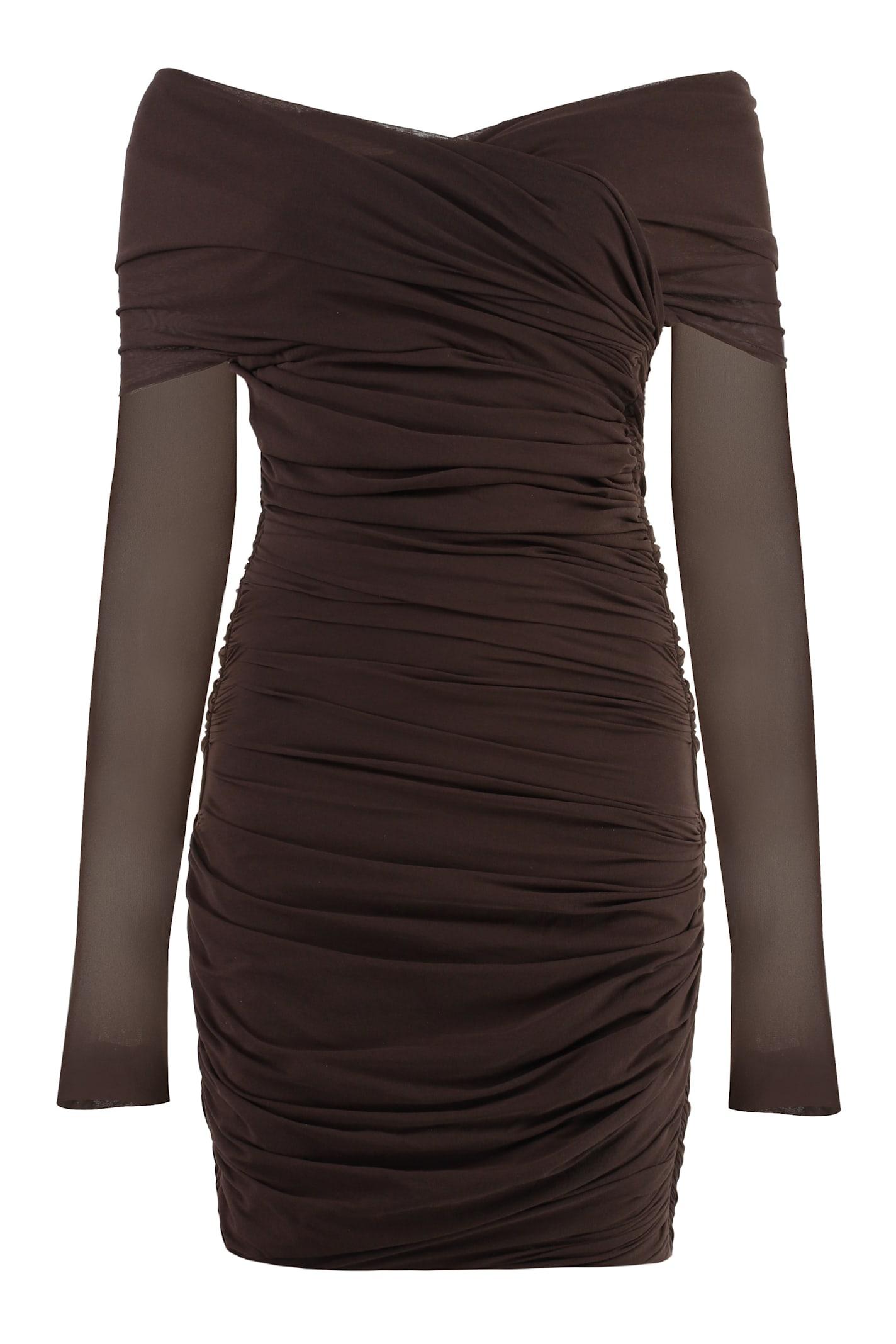 philosophy di lorenzo serafini draped dress