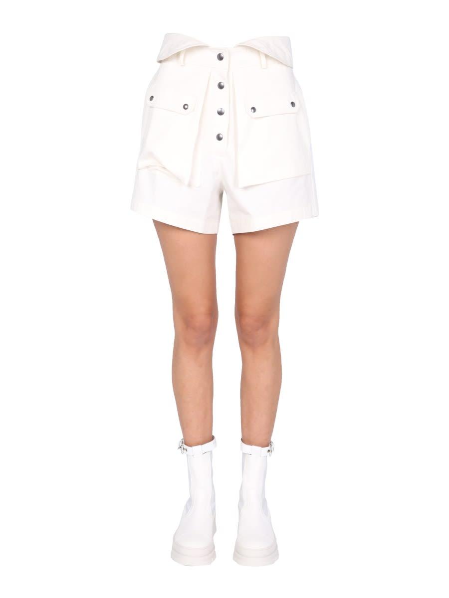 philosophy di lorenzo serafini high waist bermuda