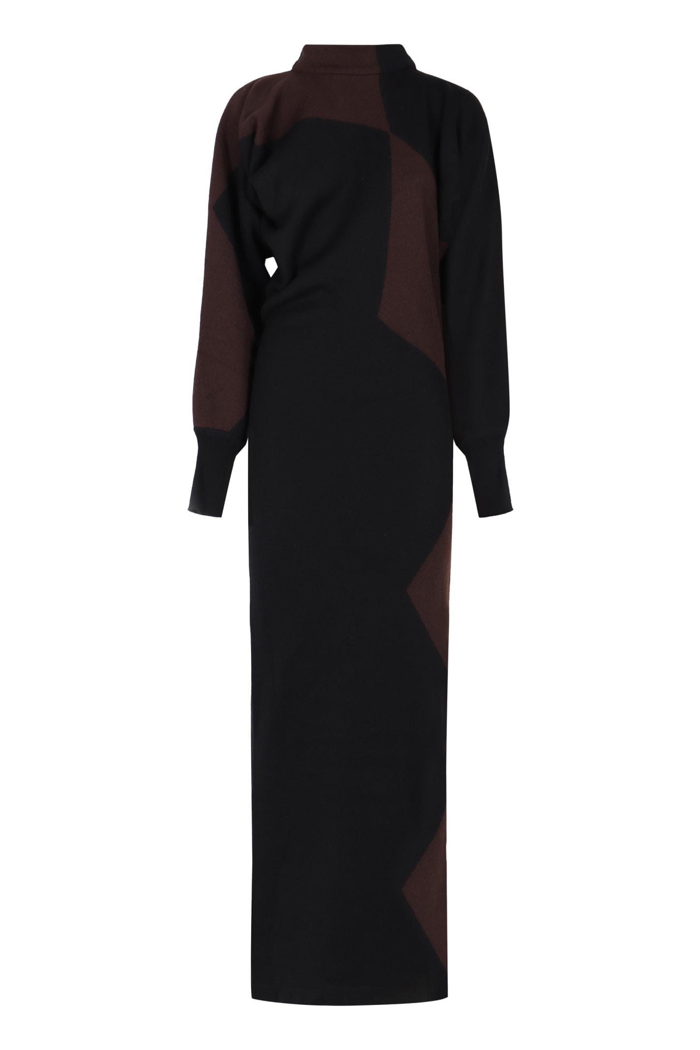 philosophy di lorenzo serafini knitted long dress