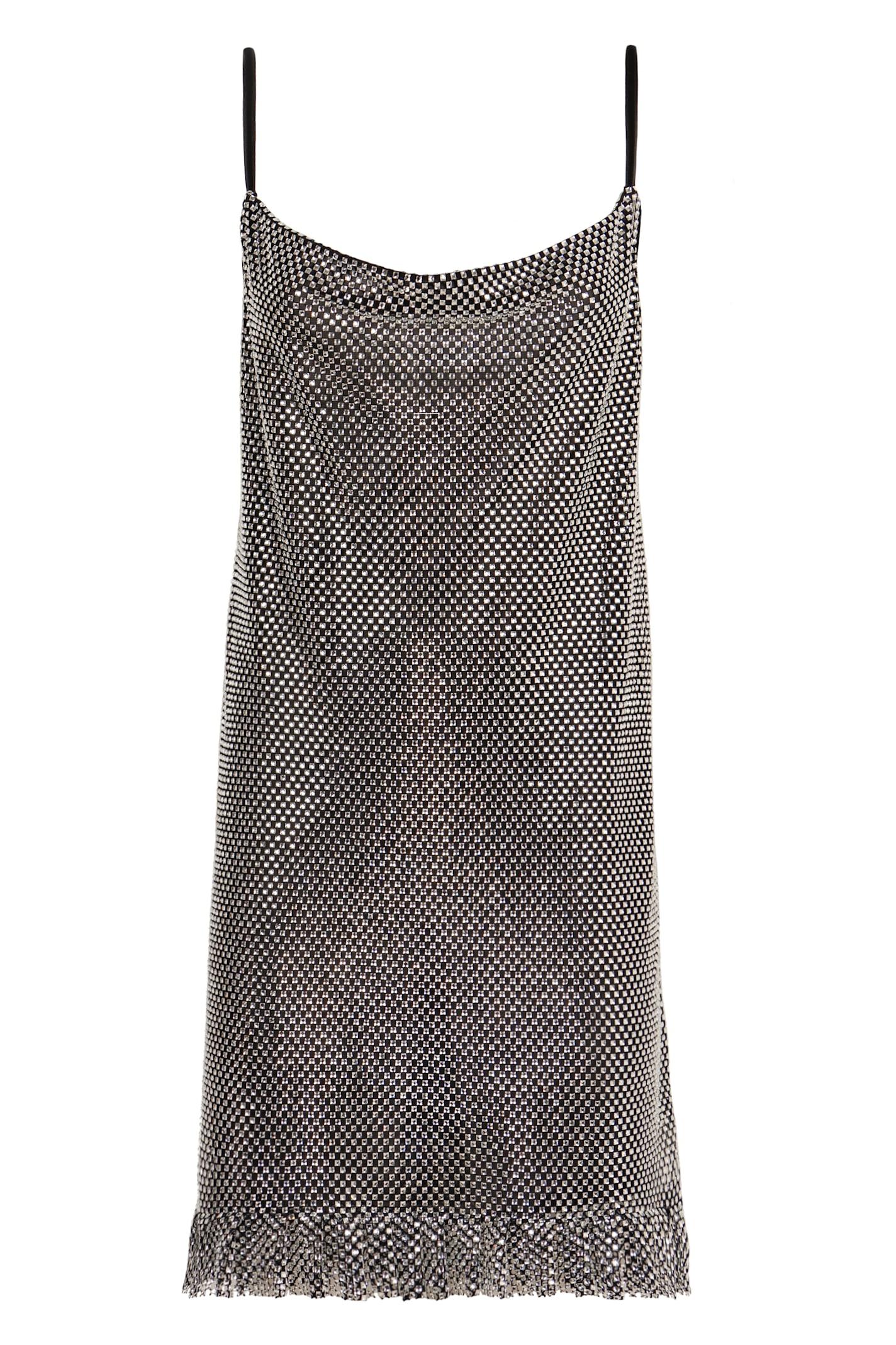 philosophy di lorenzo serafini rhinestone mini dress