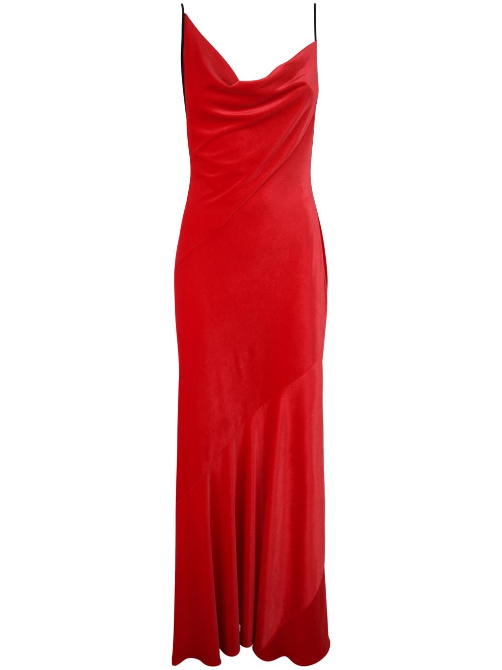 philosophy di lorenzo serafini thin strap long dress