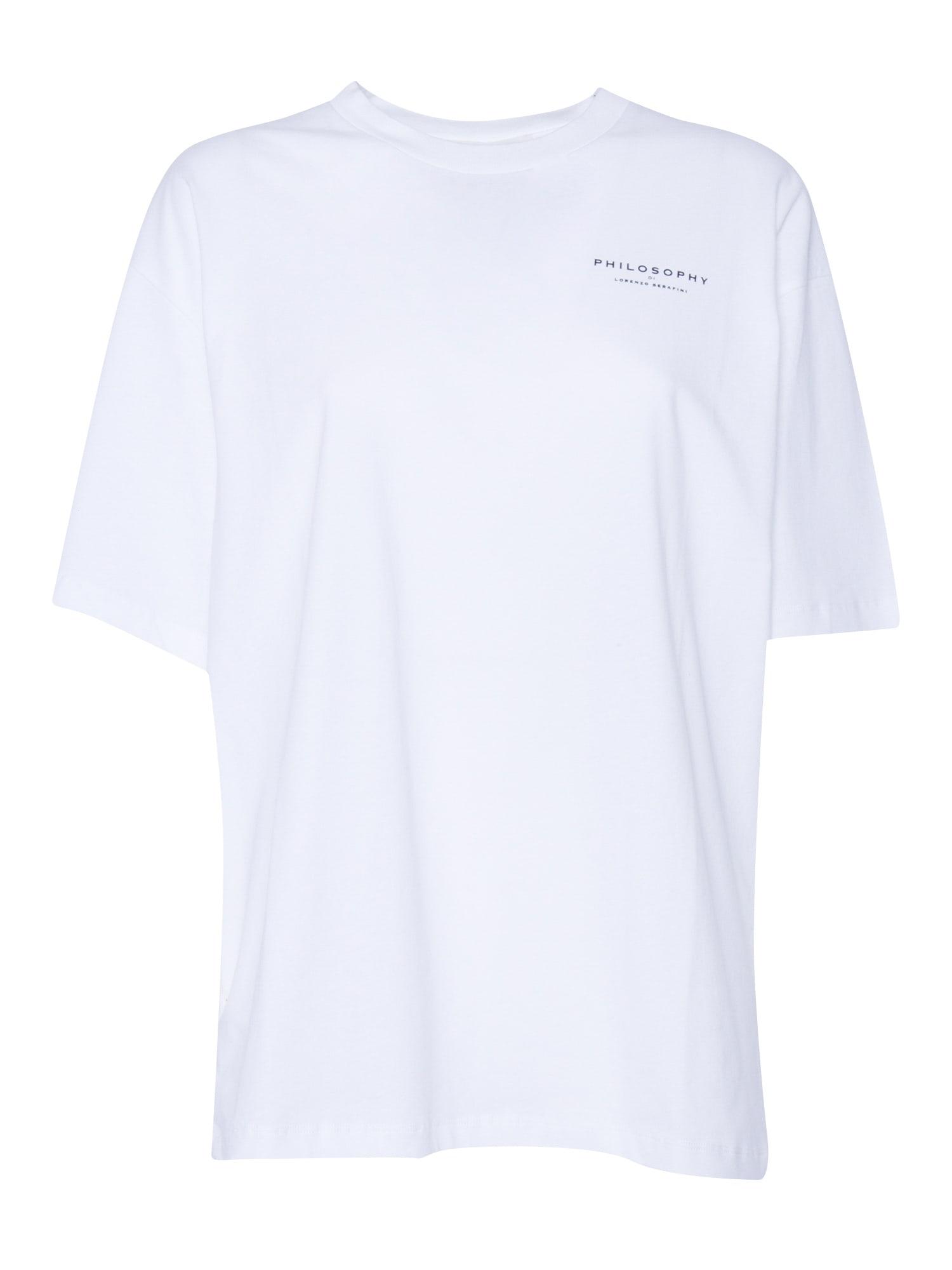 philosophy di lorenzo serafini white t-shirt with logo