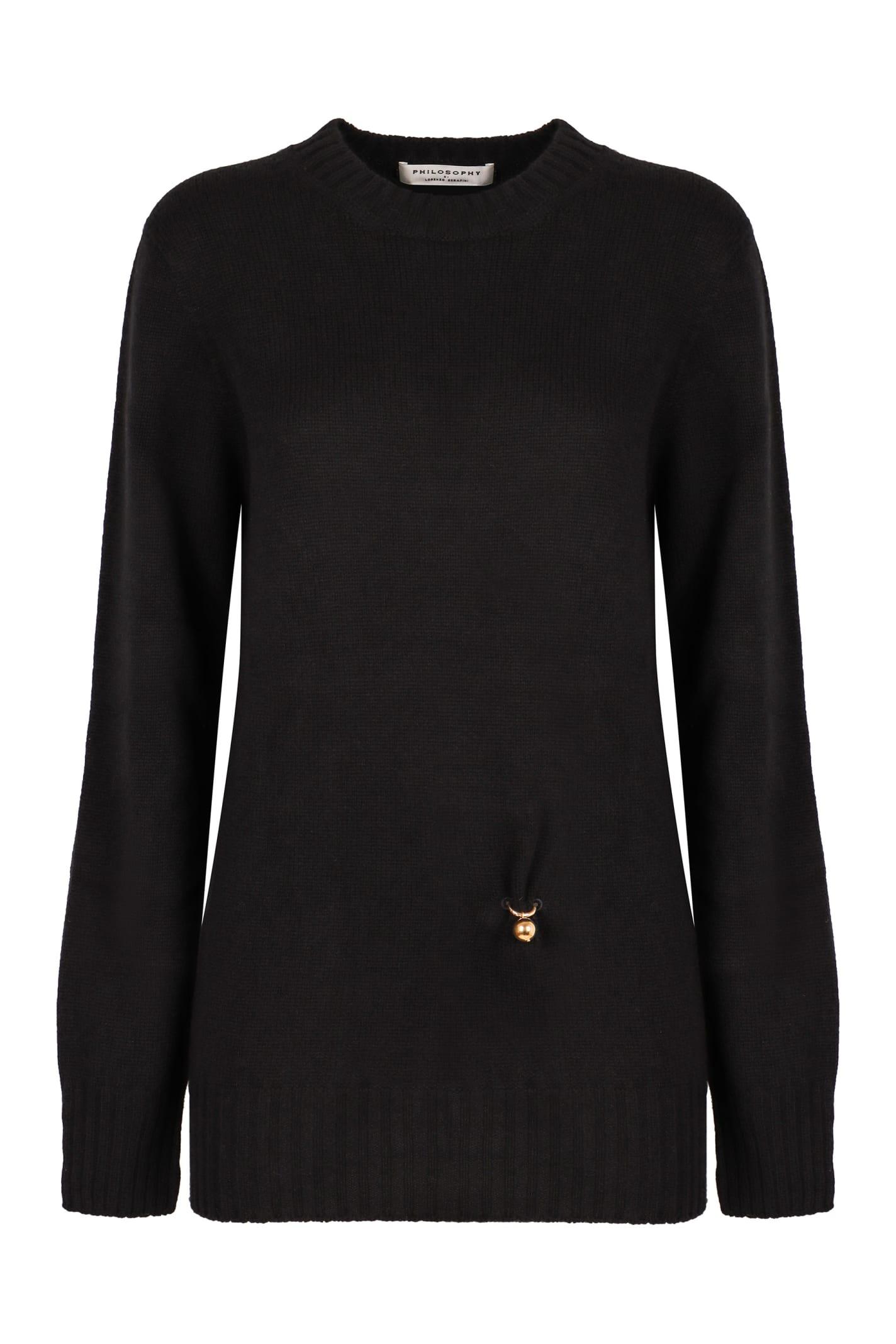philosophy di lorenzo serafini wool and cashmere sweater