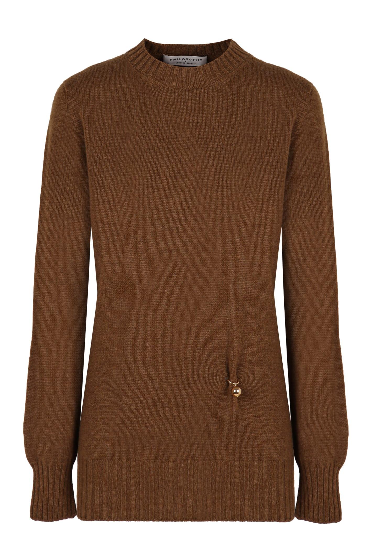 philosophy di lorenzo serafini wool and cashmere sweater