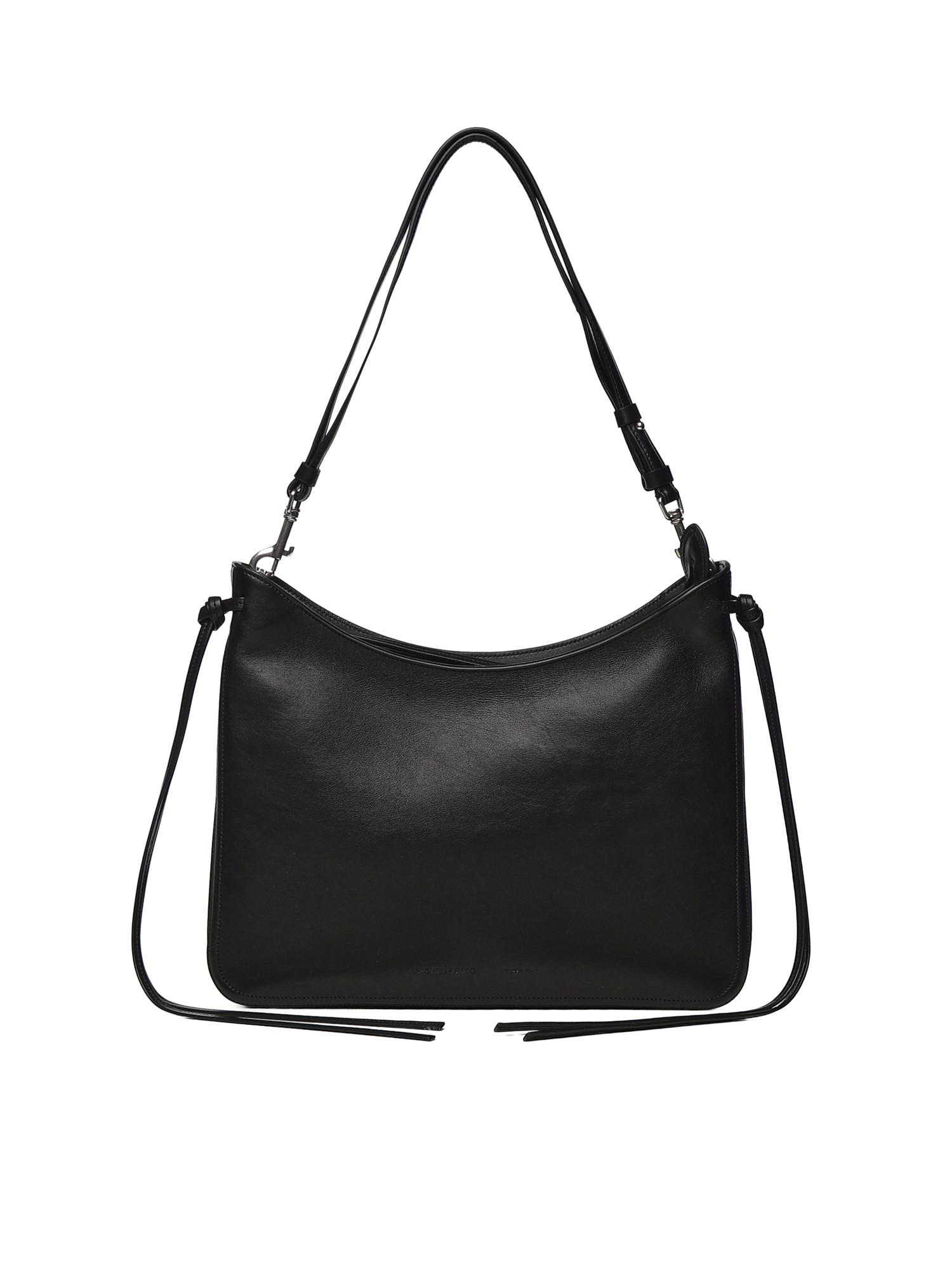 phoebe philo bags black main body: calf leather - women