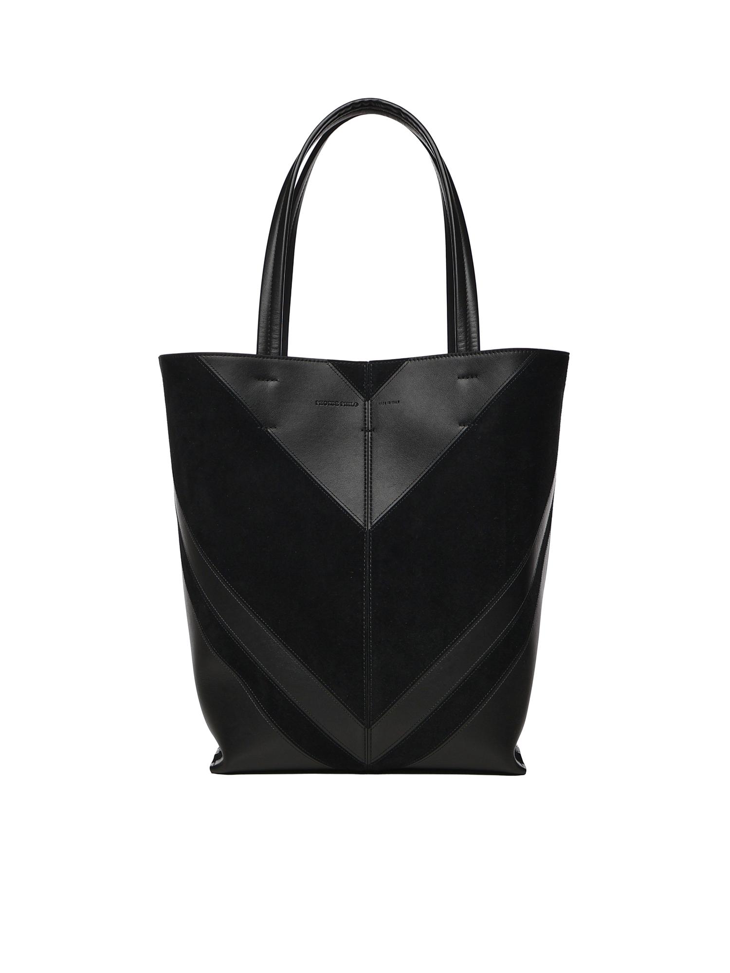 phoebe philo bags black silver calf leather - women