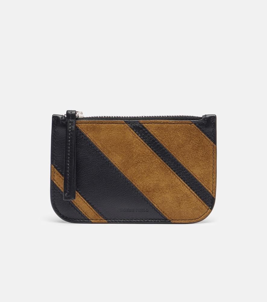 phoebe philo leather and suede pouch