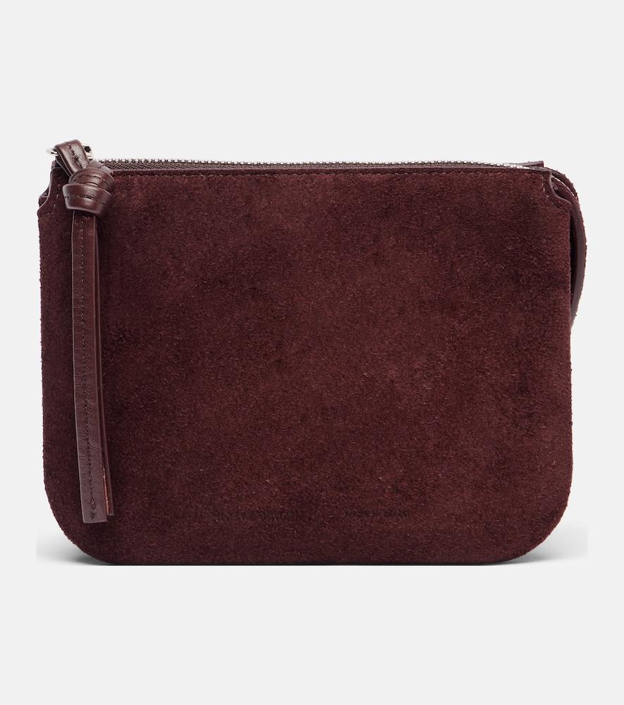 phoebe philo pocket gig suede pouch
