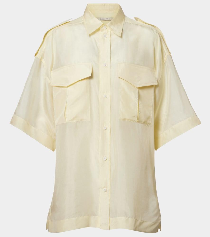 phoebe philo silk shirt