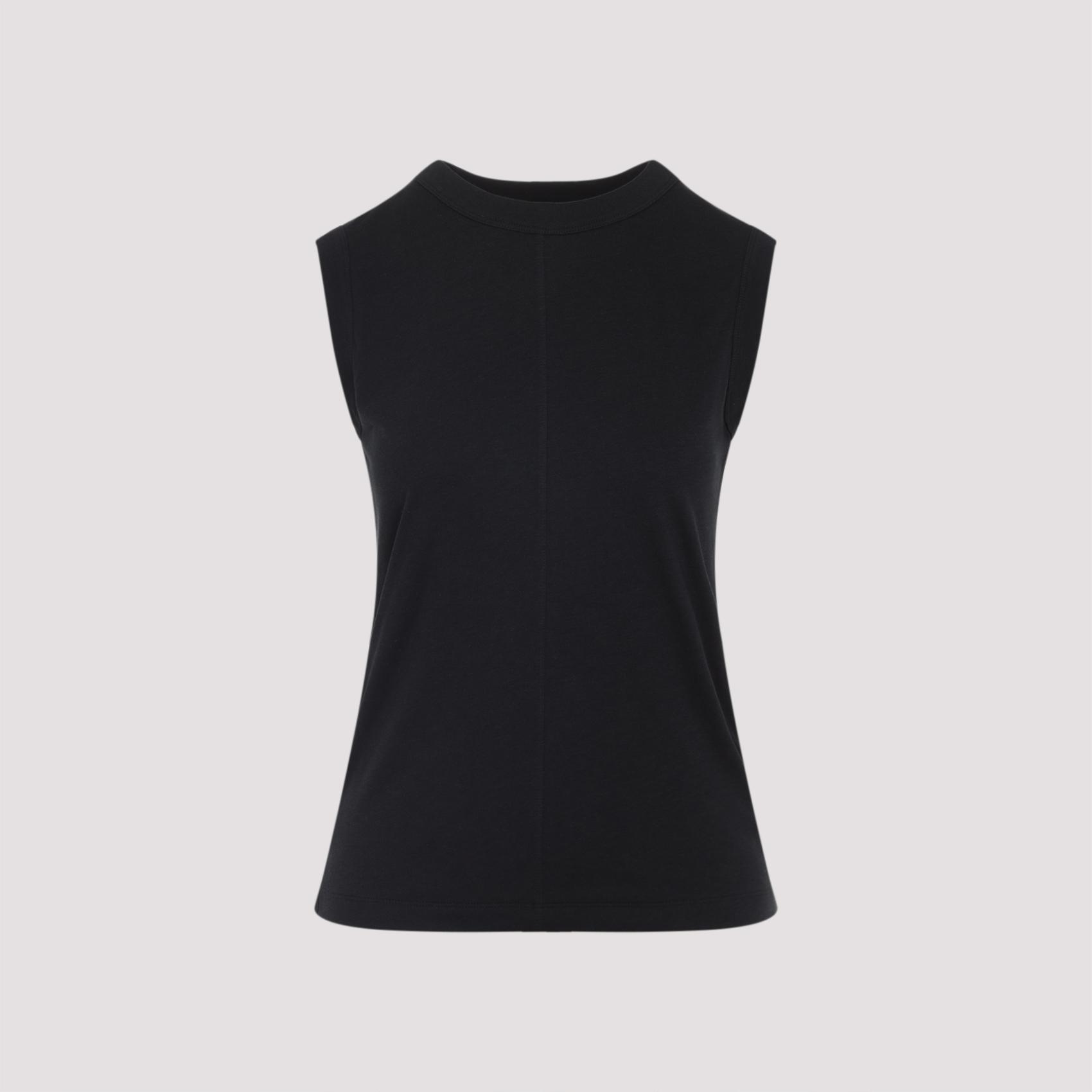 phoebe philo ultrafine tank top black lyocell cotton - women