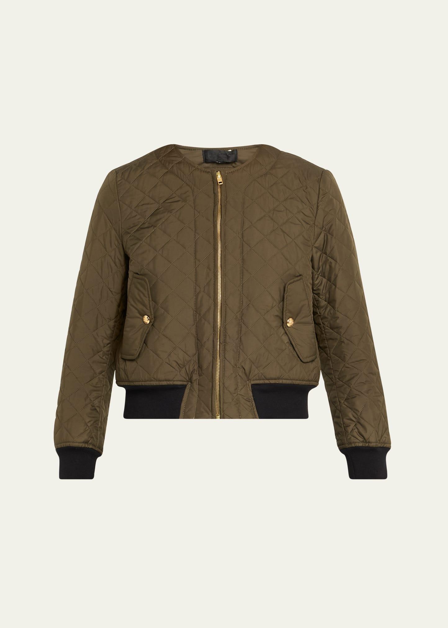 phoenix quilted bomber jacket