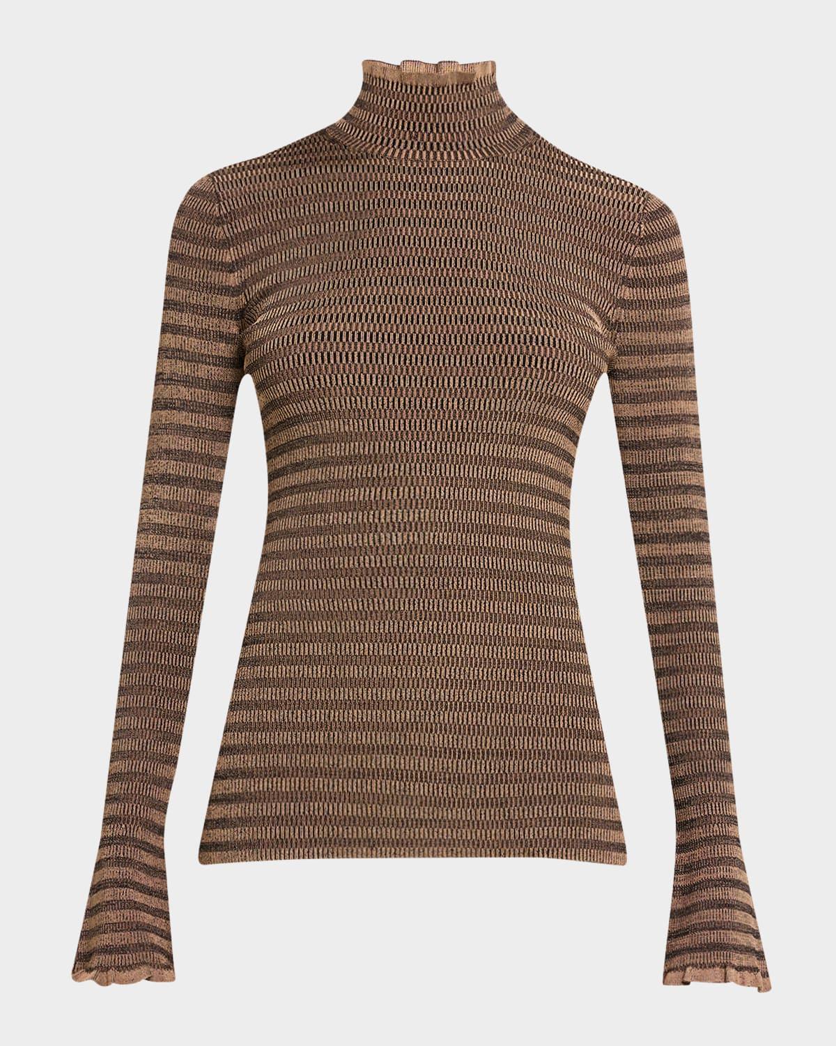 phyllis knit turtleneck top