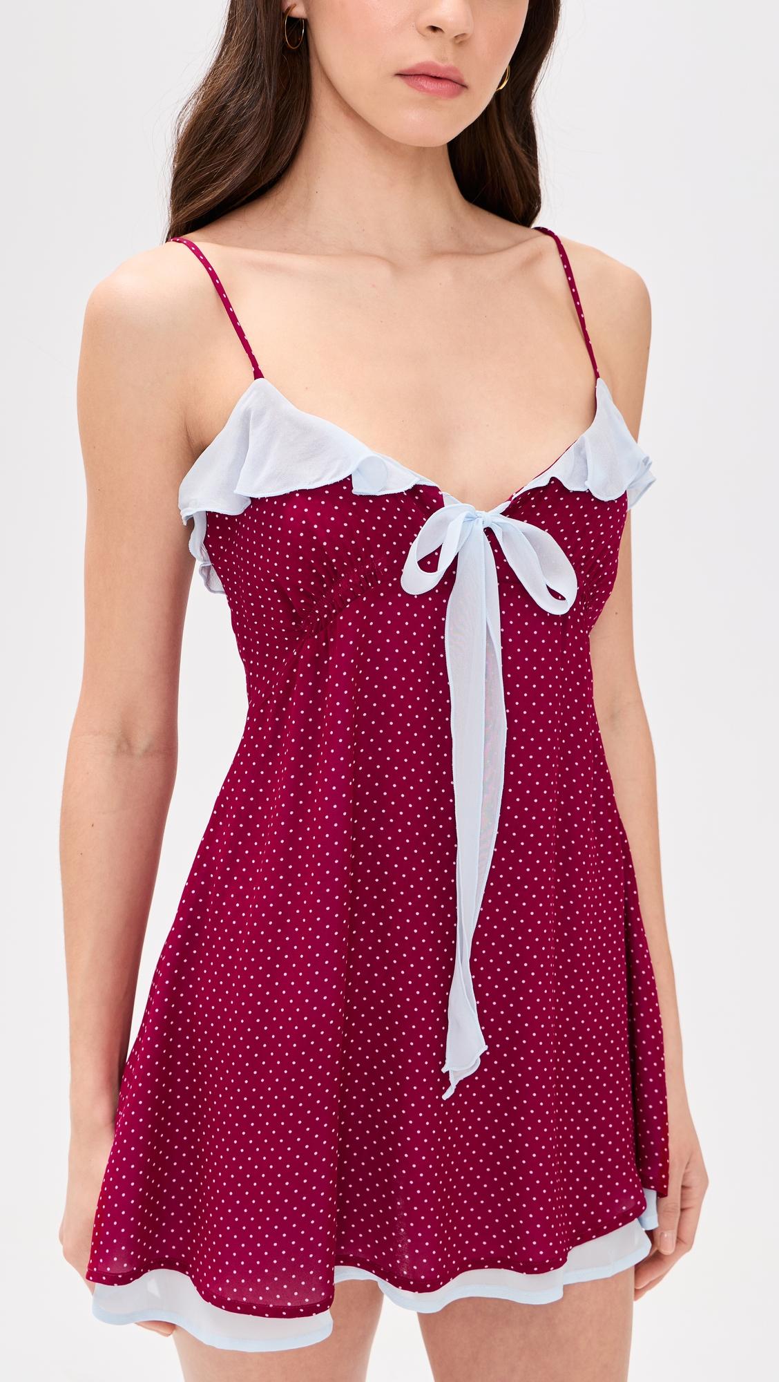 picnic hour chiffon mini dress