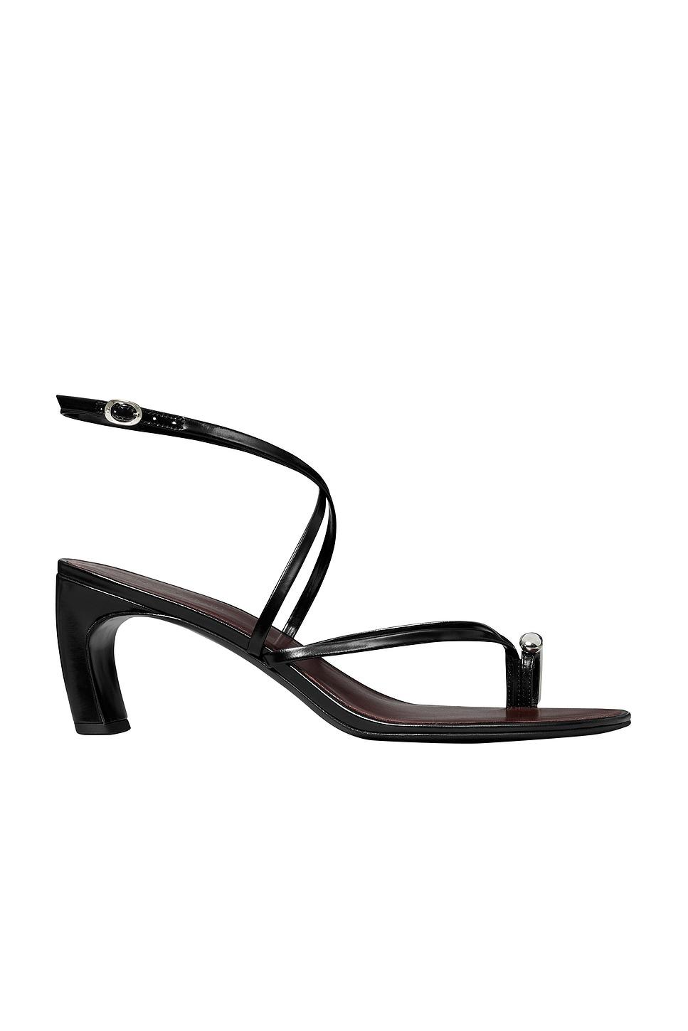 pierced strappy heel sandal