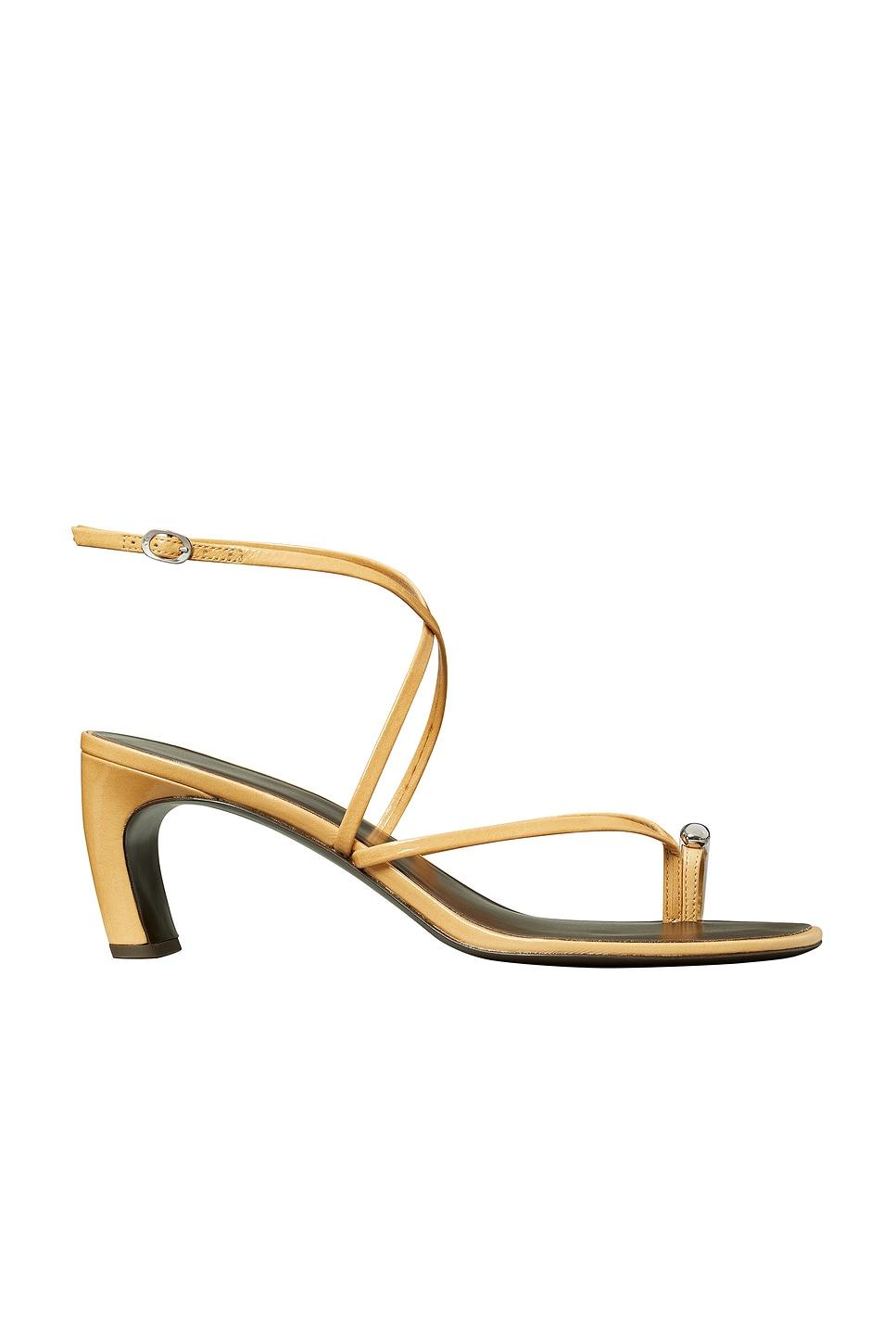 pierced strappy heel sandal