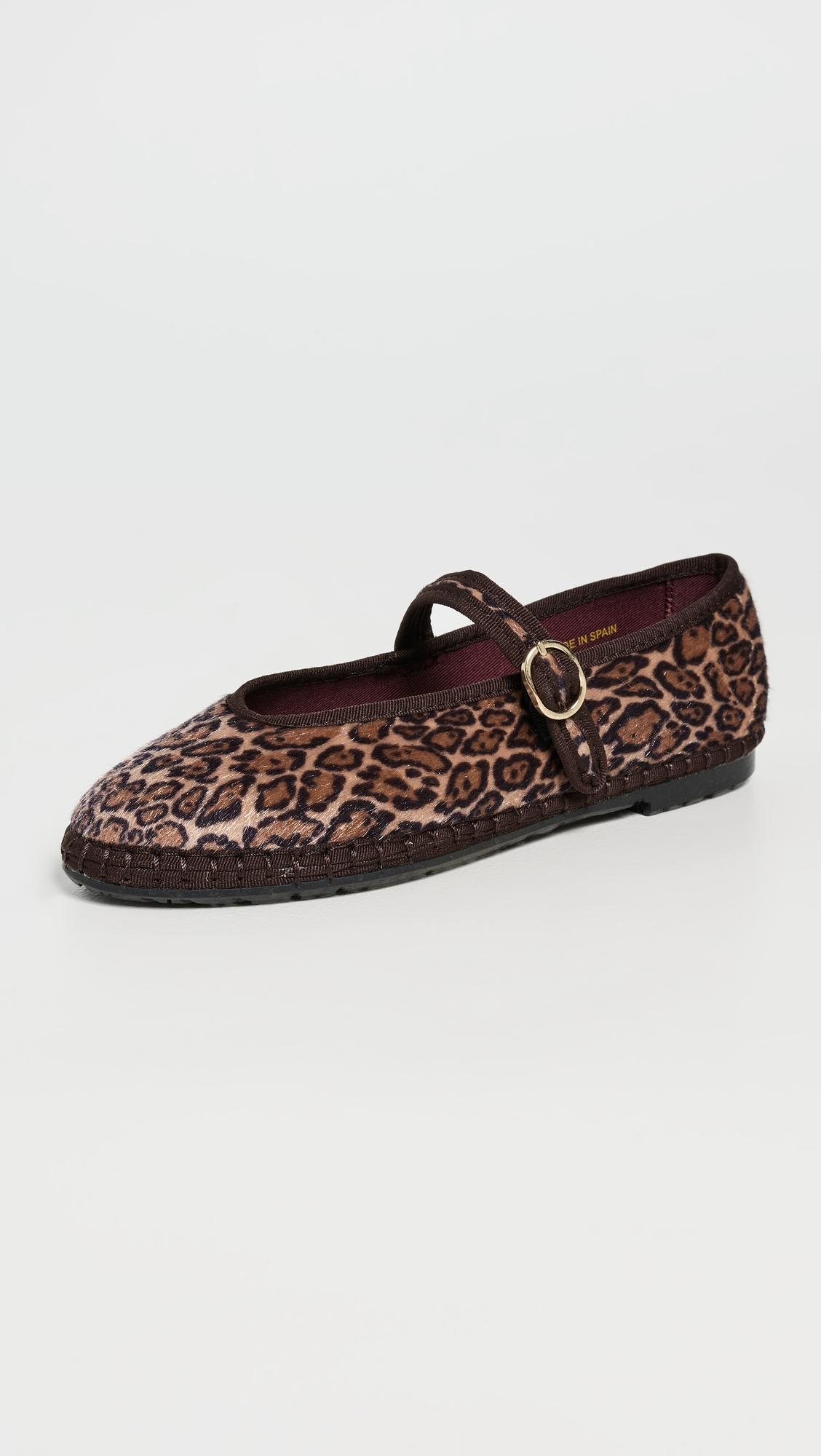 pierre leopard flats