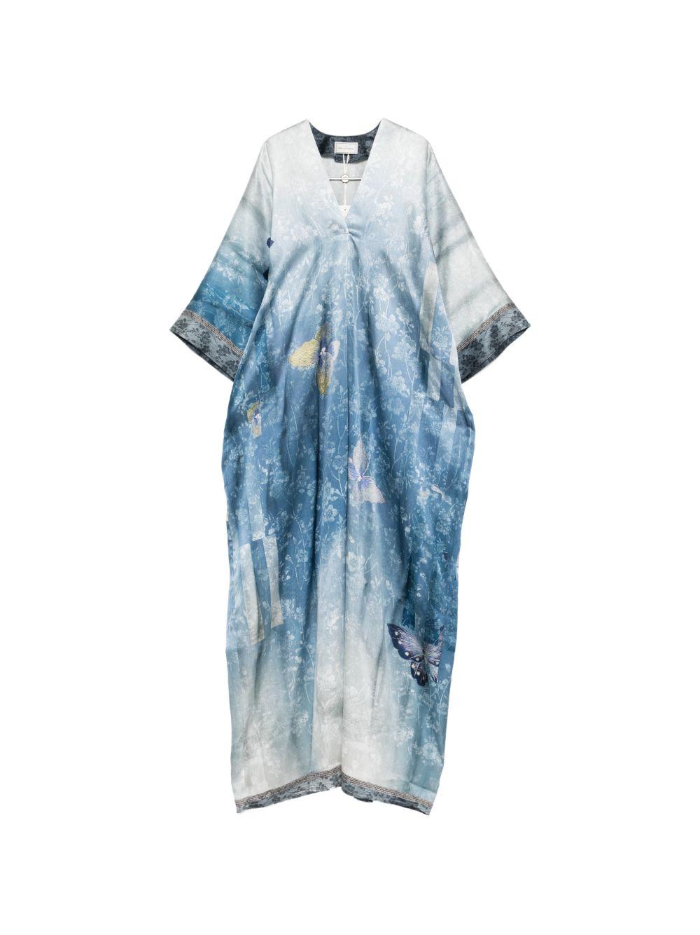 pierre louis mascia dresses clear blue silk - women