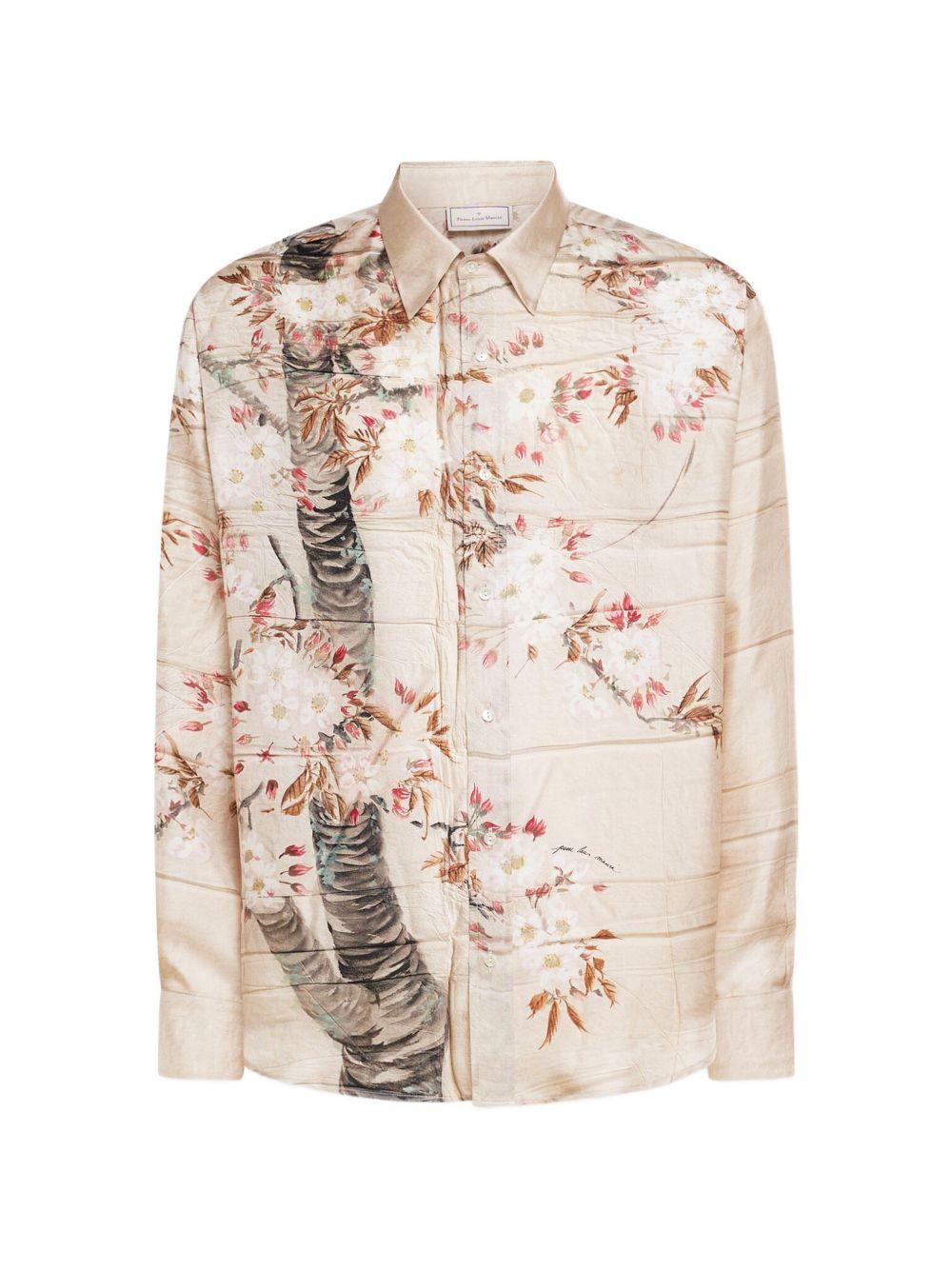 pierre louis mascia shirts beige silk - women