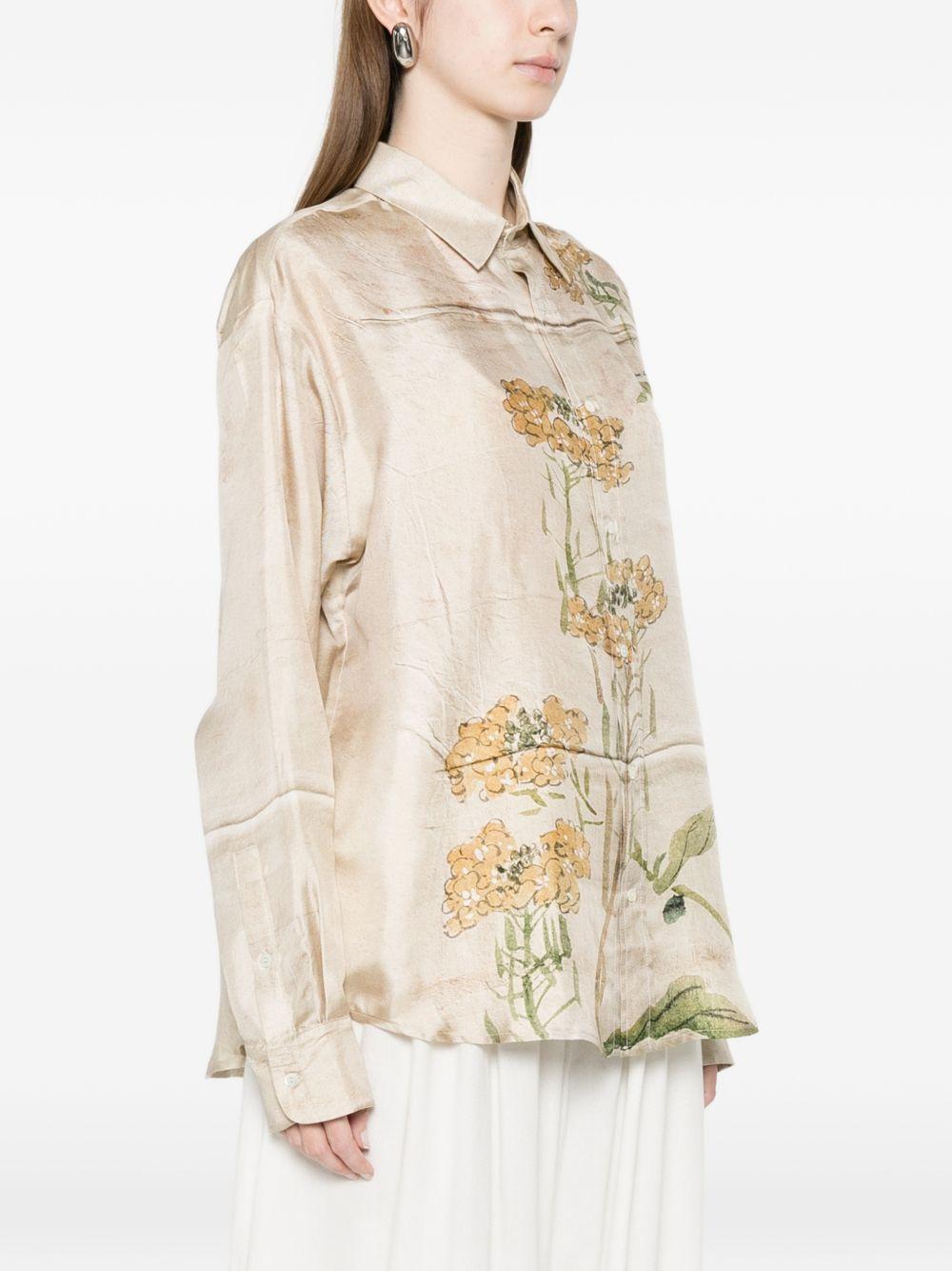 pierre louis mascia shirts beige silk - women