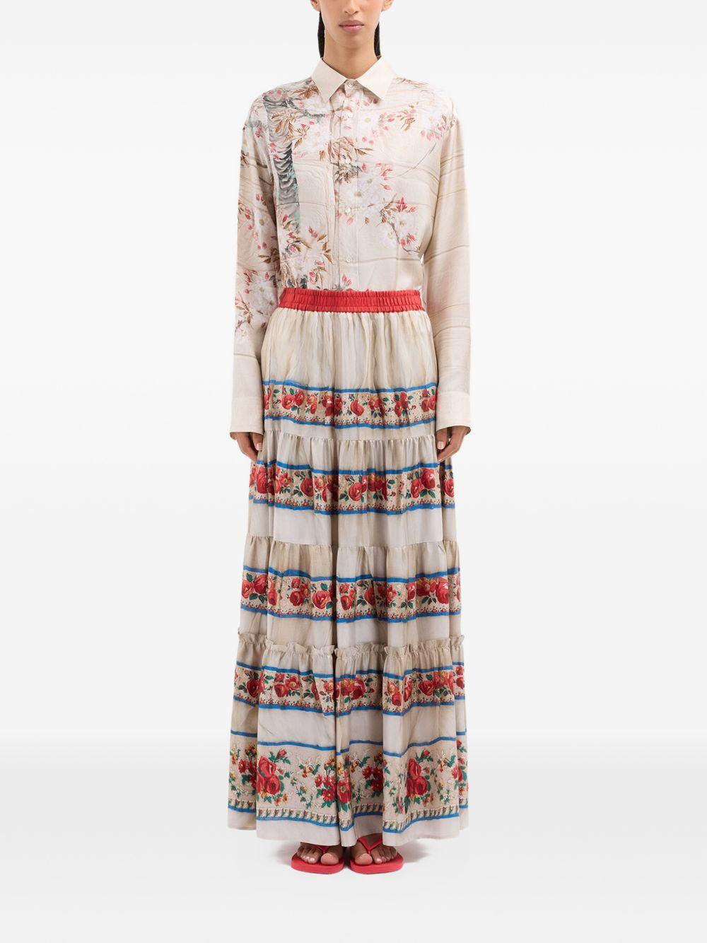 pierre louis mascia skirts red silk - women