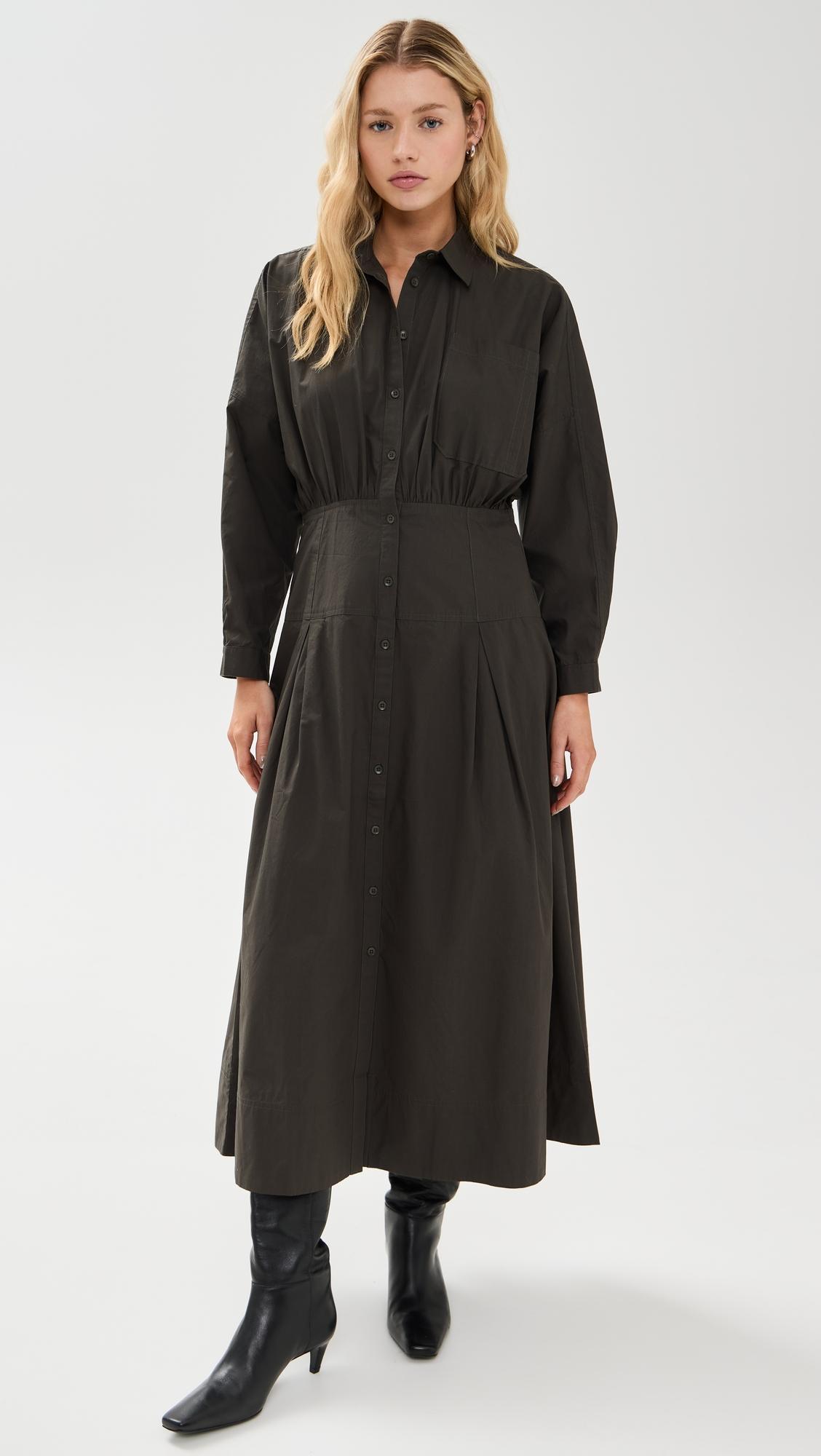 pietra maxi shirt dress