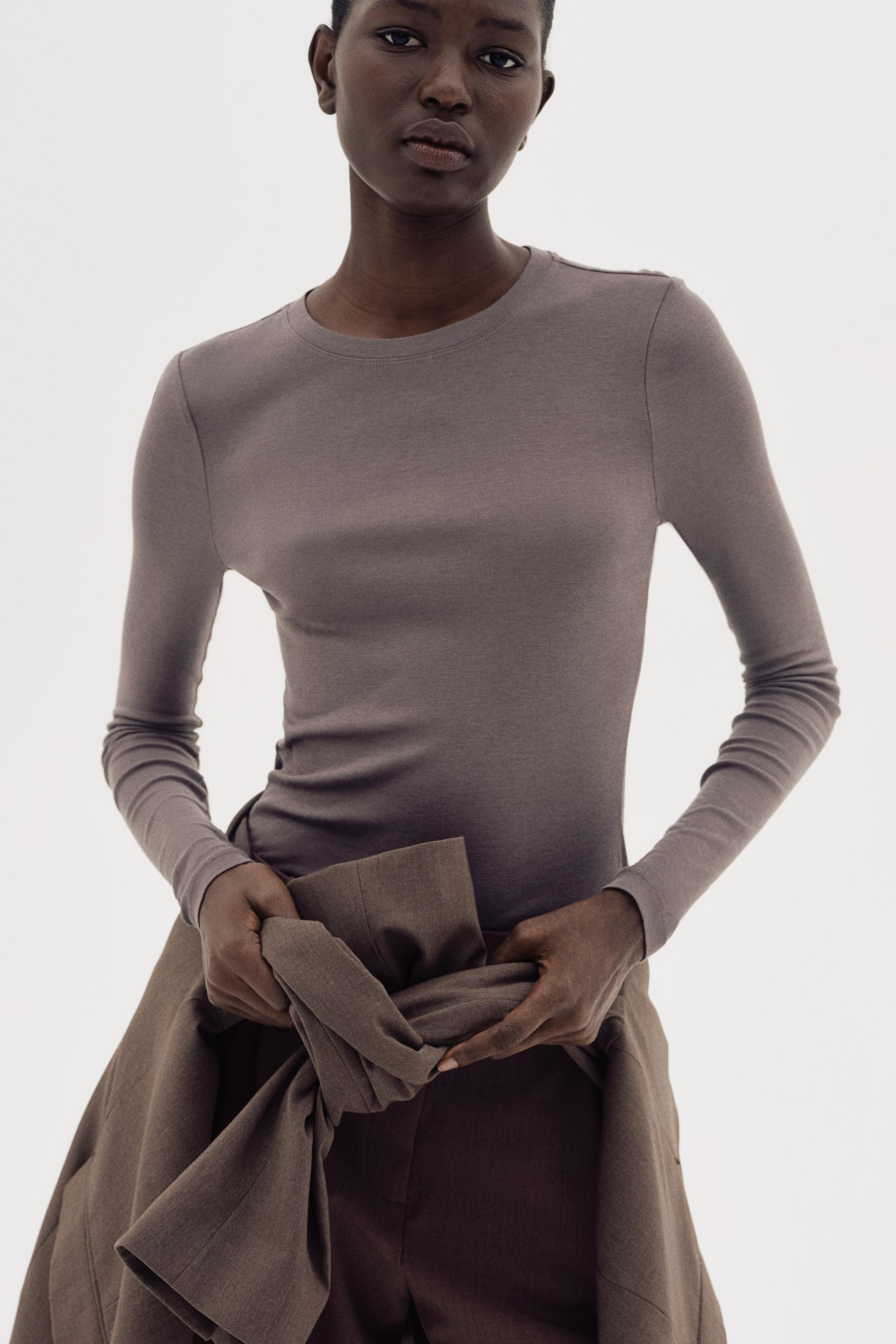 pima cotton jersey top