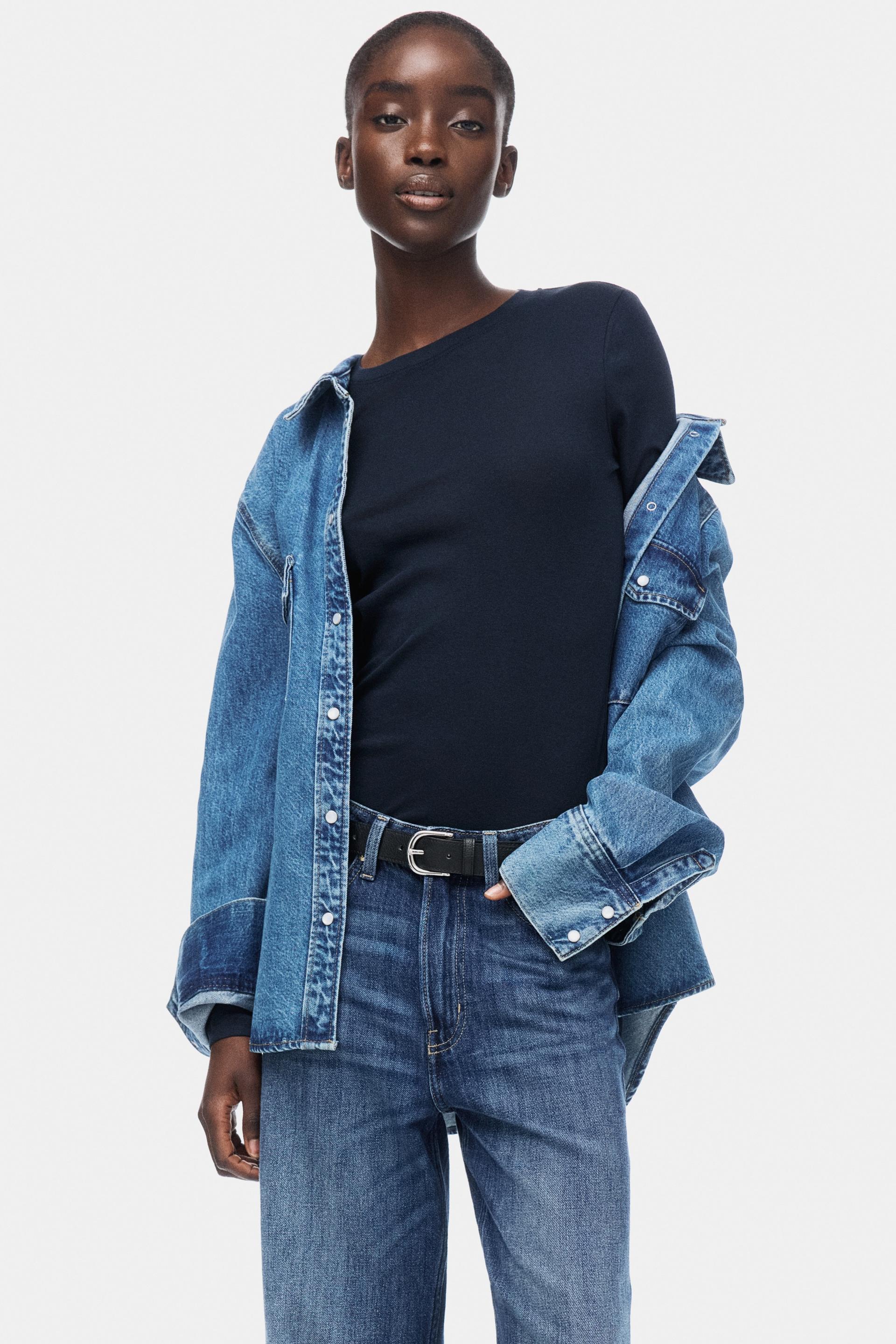 pima cotton jersey top