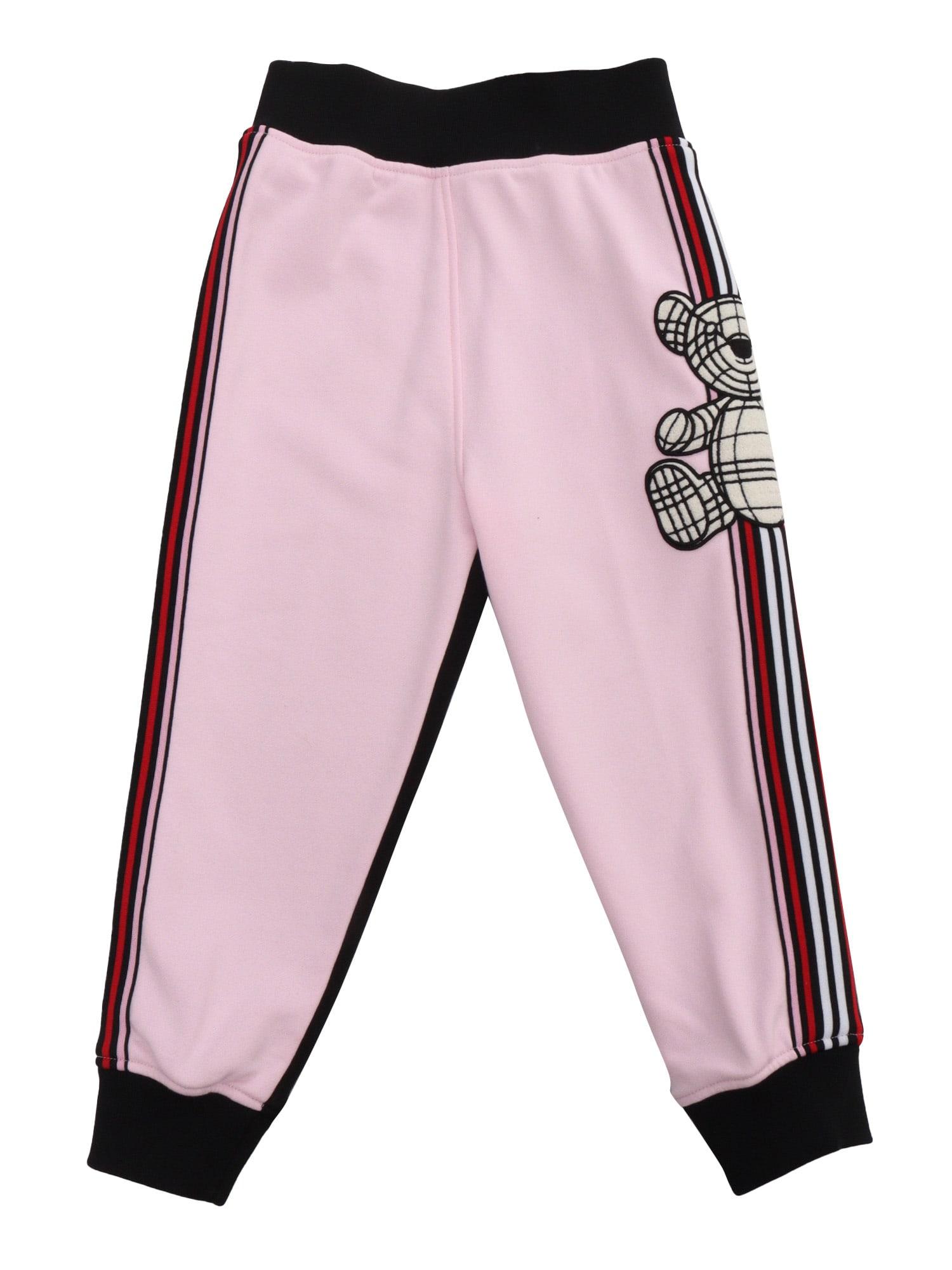 pink burberry joggers