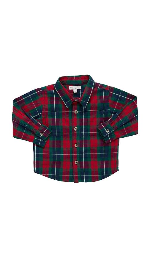 pink chicken boys jack shirt in red.